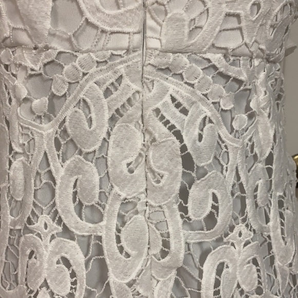 Angel Biba white lace sleevesless dress. Size large - Picture 7 of 14
